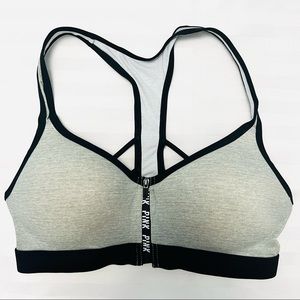 Victorias Secret PINK Grey Workout Bra
